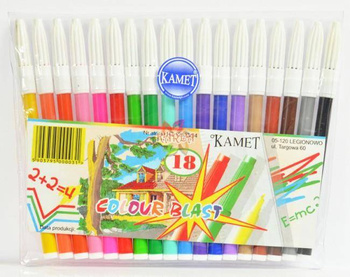 Pisaki Kamet 18 kolorów
