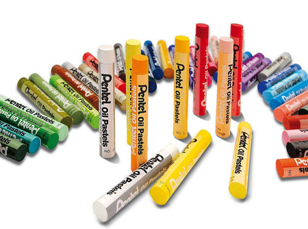 Pastele olejne Pentel 12 kolorów