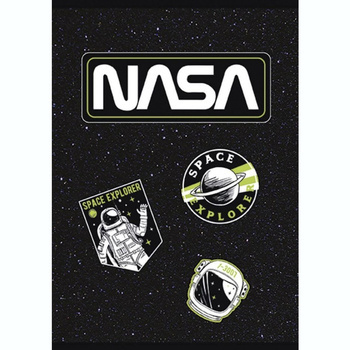 Zeszyt A5 32 kartki linia podwójna dwukolorowa Unipap Space Nasa