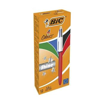 Długopis automatyczny Bic 4 Colours Shine Red