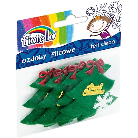 Ozdoby filcowe Fiorello GR-CH323 choinka