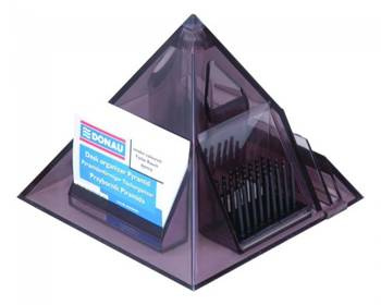 Organizer na biurko jeżyk Piramida Donau dymny