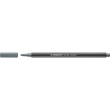 Flamaster Stabilo Pen 68 metallic srebrny