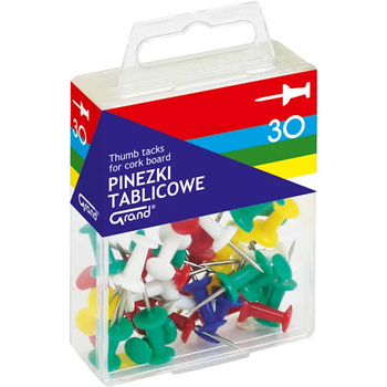 Pinezki tablicowe T4 Grand kolorowe /a`30/