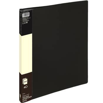 Teczka ofertowa Grand A4 40 koszulek czarny