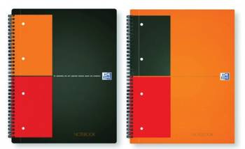 Kołonotatnik A4 80 kartek kratka Oxford Notebook International