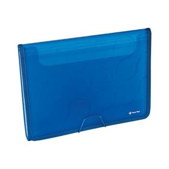 Teczka Panta Plast A4 z 6 kieszeniami niebieski