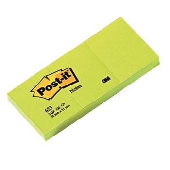 Karteczki samoprzylepne 51x38mm Post-it 653