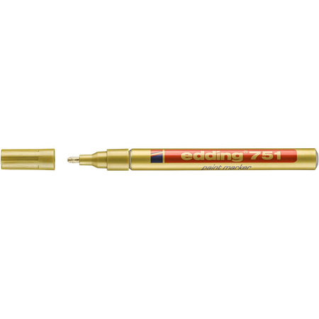 Marker olejowy Edding 751 złoty