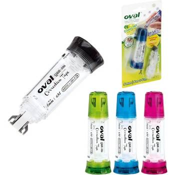 Korektor w taśmie Oval 5mmx6m + wkład QBR-506