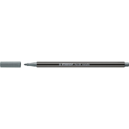 Flamaster Stabilo Pen 68 metallic srebrny