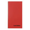 Wizytownik książkowy na 500 wizytówek Donau czerwony