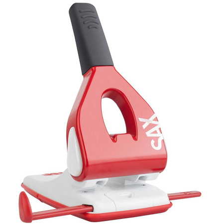 Dziurkacz Sax 618 (65 kartek) czerwony