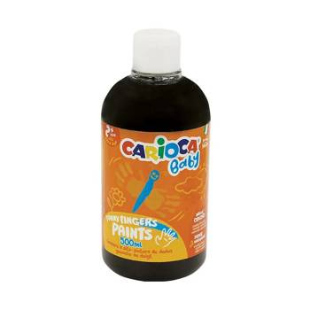 Farba do malowania palcami Carioca Baby 500ml czarna