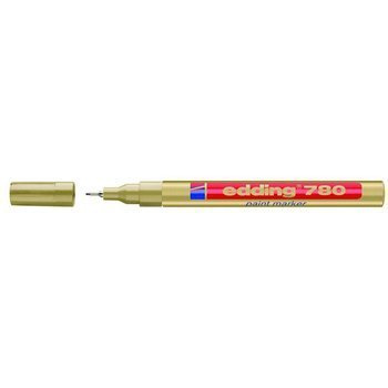 Marker lakierowany Edding 0.8mm złoty