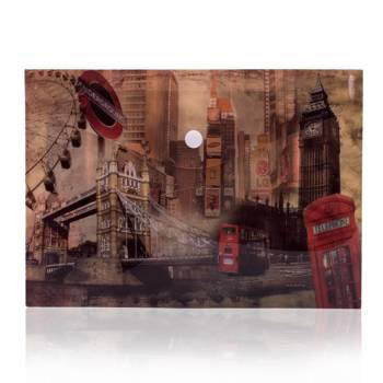 Teczka kopertowa na zatrzask Panta Plast London A4