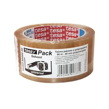 Taśma pakowa Tesapack Standard Solvent 66m x 48mm transparentny