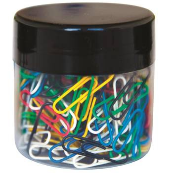 Kolorowe spinacze 28mm słoiczek Q-Connect