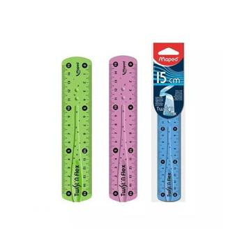 Linijka 15 cm elastyczna Twist`n flex Maped