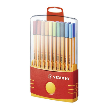 Cienkopis Stabilo komplet 20 sztuk