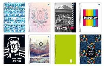 Kołozeszyt A6 w kratkę 80 kartek Interdruk