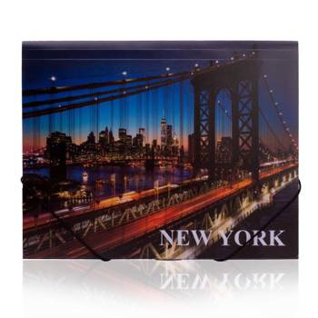 Teczka na gumkę Panta Plast New York A4