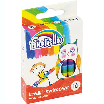 Kredki świecowe 16 kolorów Fiorello