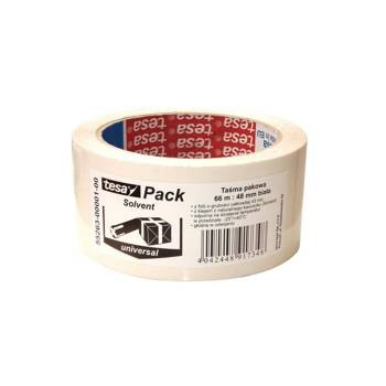 Taśma pakowa Tesapack Standard Solvent 66m x 48mm biały