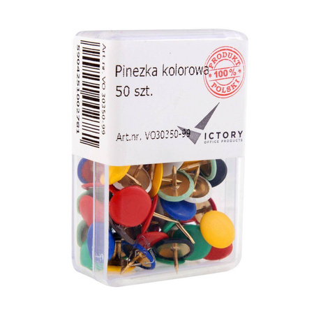 Pinezki Victory Office OP3 kolorowe /a`50/