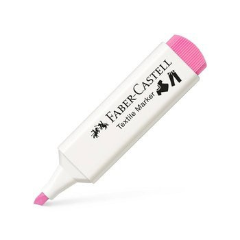 Marker do tkanin Faber Castell różowy