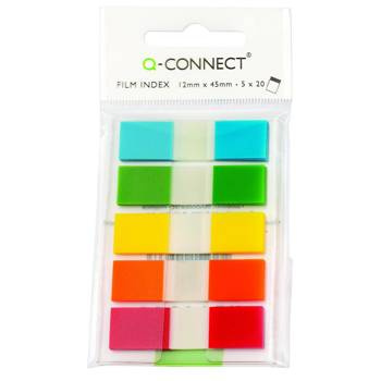 Zakładki indeksujące Q-Connect 12x45mm 100 kartek