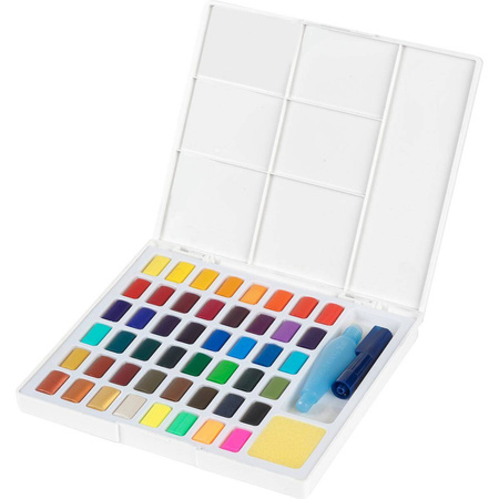 Farby akwarelowe CS Faber Castell w kostkach 48 kolorów