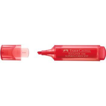 Zakreślacz Faber Castell Textliner 1546  czerwony