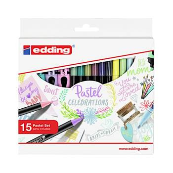 Zestaw pastelowy Edding 15 elementów