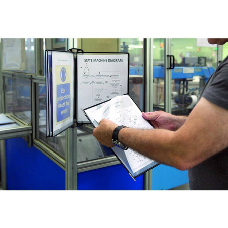 Magnetyczny system naścienny Veo Tarifold Pro A4 + 10 paneli prezentacyjnych PVC