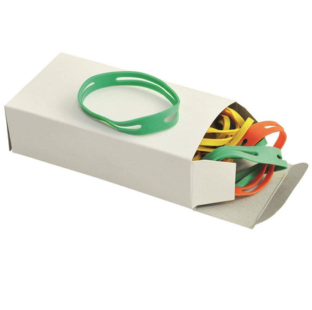 Gumki recepturki Q-Connect krzyżowe 100mm X-Bands