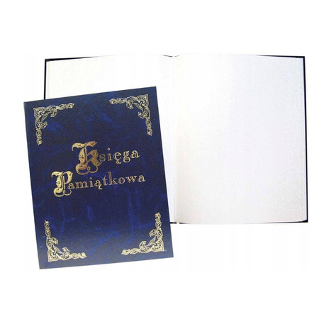 Księga pamiątkowa Warta A4 granatowy