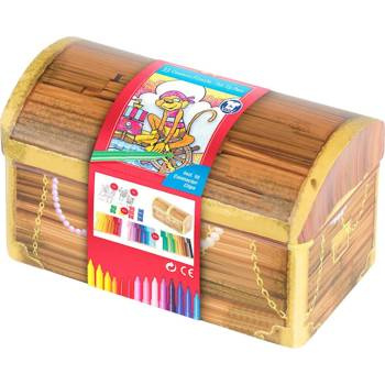 Flamastry Faber Castell Connector 33 sztuki Piracka skrzynia
