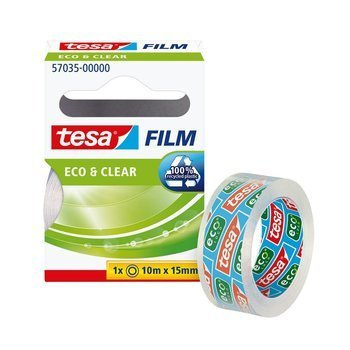Taśma klejąca biurowa Tesa Eco&Clear 10m x 15mm