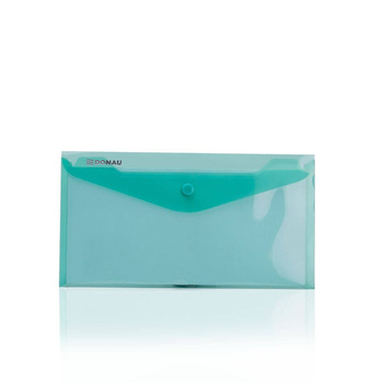 Teczka kopertowa na zatrzask Donau DL plastikowa zielony