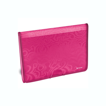 Teczka Panta Plast A4 6 kieszeniami Tai Chi malinowy