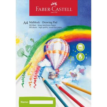 Blok rysunkowy A4 100 kartek Faber Castell