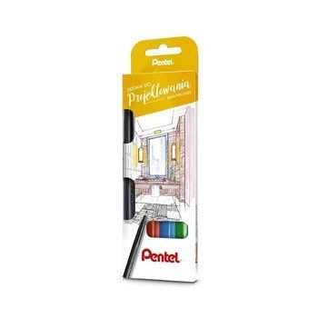 Pisaki Pentel Sign Pen 4 kolory