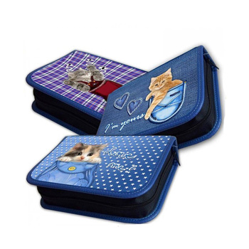 Piórnik bez wyposażenia jednokomorowy 571 Koty Warta