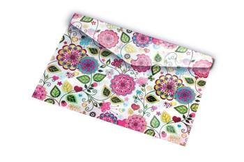 Teczka kopertowa na napę Panta Plast Flowers A5