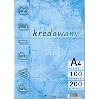 Papier kredowy A4 200g Kreska