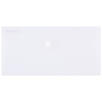 Teczka kopertowa na zatrzask Donau DL plastikowa transparentny