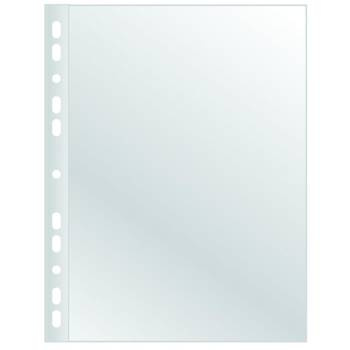 Koszulki na dokumenty Q-Connect A4 groszkowe poszerzane 40 micronów