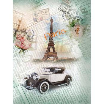 Teczka z gumką Kreska A4 Retro