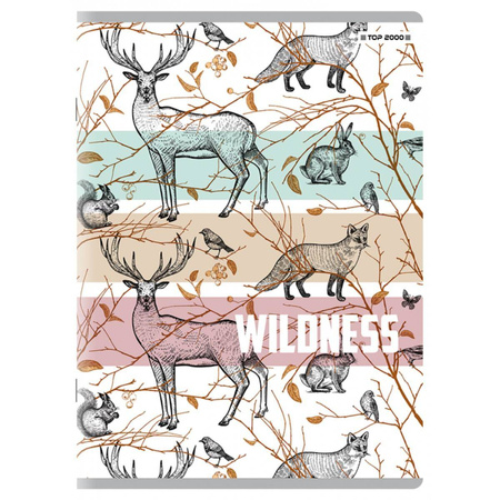 Zeszyt A5 w linie z marginesem 60 kartek Megamix Top 2000